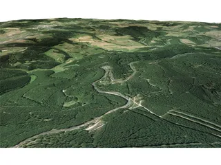 Nurburgring Racing Track 3D Model preview