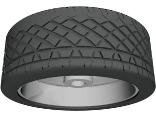 Tire 3D Model preview