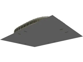 De Graafschap Stadium 3D Model preview