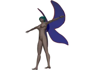 Wood Fairy 3D Model preview