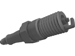Spark Plug 3D Model preview
