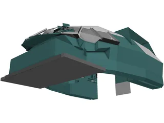 Antonov An-225 Mriya Cockpit 3D Model preview