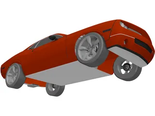 Dodge Challenger (2009) 3D Model preview