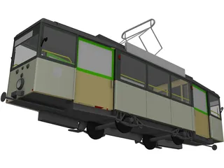 TRAM 1945 3D Model preview