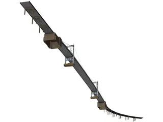 Triborough Bridge 3D Model preview