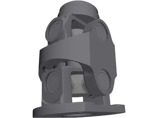 Doble Cardan Joint 3D Model preview