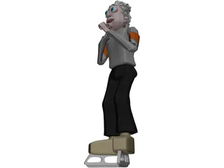 Ice Hockey Referee 3D Model preview