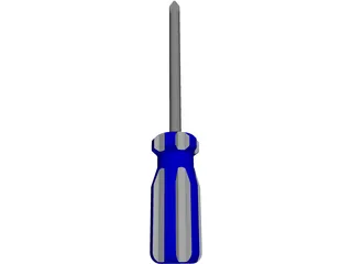 Phillips Head Screwdriver 3D Model preview