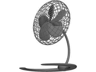 Fan 3D Model preview