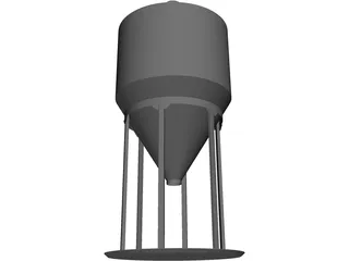 Grain Bin 12` 3D Model preview