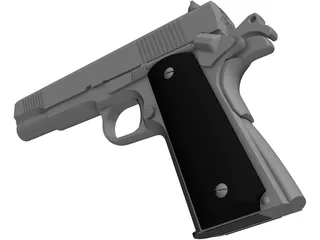 M1911A1 3D Model preview