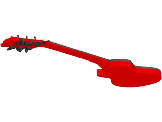 Gibson Les Paul Guitar 3D Model preview