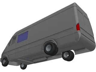 Mercedes-Benz Sprinter 3D Model preview