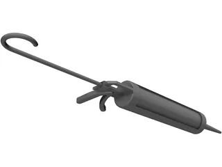 Silicon Spritze 3D Model preview