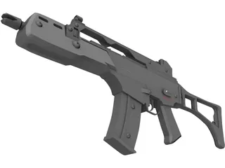 Heckler&Koch G36C 3D Model preview
