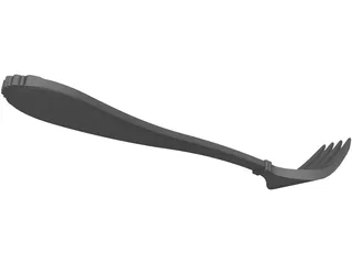 Fork 3D Model preview