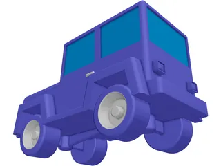 Jeep Toy 3D Model preview