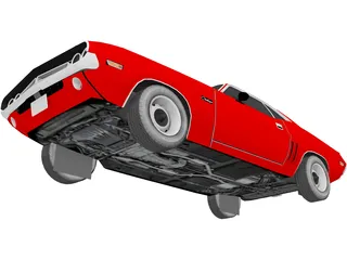 Dodge Challenger 383 Magnum 3D Model preview
