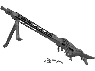 MG 42 3D Model preview