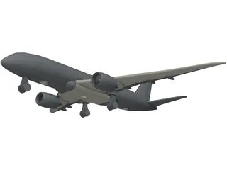 Boeing 787 3D Model preview