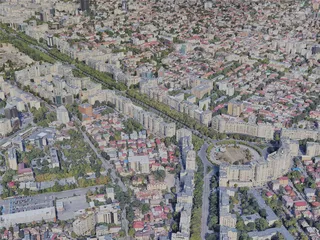 Bucharest City, Romania (2022) 3D Model preview