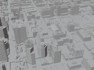 Minneapolis City, USA (2023) 3D Model preview