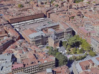 Toulouse City, France (2022) 3D Model preview