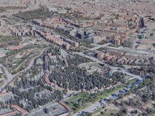 Madrid City, Spain (2022) 3D Model preview