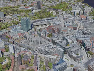Hamburg City, Germany (2023) 3D Model preview
