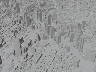 Taichung City, Taiwan (2023) 3D Model preview