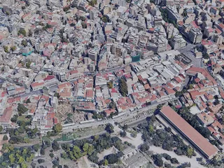 Athens City, Greece (2023) 3D Model preview
