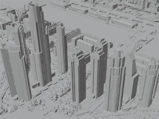 Buenos Aires City, Argentina (2021) 3D Model preview