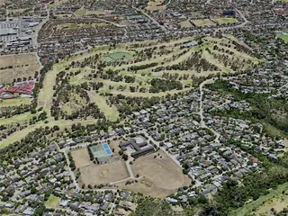 Gqeberha City, South Africa (2023) 3D Model preview