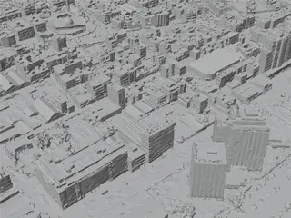 Tunis City, Tunisia (2023) 3D Model preview