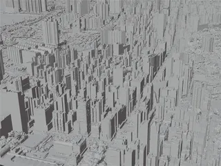 Hong Kong City, China (2023) 3D Model preview