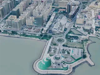 Macao City, China (2024) 3D Model preview