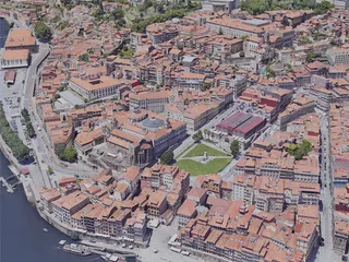 Porto City, Portugal (2022) 3D Model preview