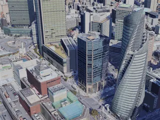 Nagoya City, Japan (2023) 3D Model preview