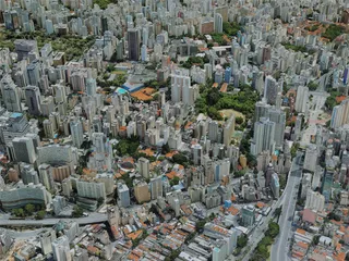 Sao Paulo City, Brazil (2022) 3D Model preview