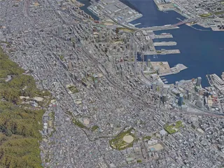 Kobe City, Japan (2022) 3D Model preview