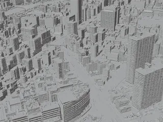 Hiroshima City, Japan (2023) 3D Model preview