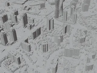 Mississauga City, ON, Canada (2023) 3D Model preview