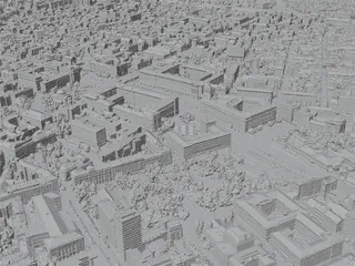 Sofia City, Bulgaria (2022) 3D Model preview