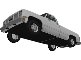 GMC Sierra (1985) 3D Model preview