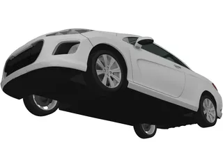 Peugeot 308 CC (2012) 3D Model preview