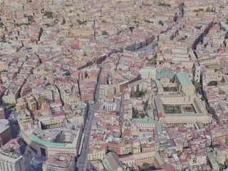 Naples City, Italy (2022) 3D Model preview