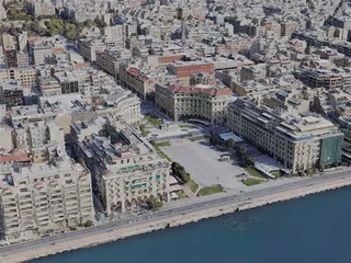 Thessaloniki City, Greece (2022) 3D Model preview