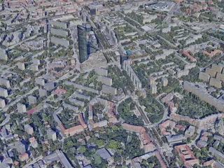 Wroclaw City, Poland (2023) 3D Model preview
