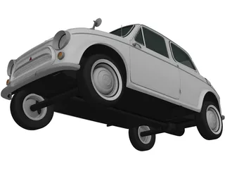 Mitsubishi Colt 500 (1960) 3D Model preview