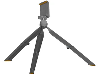 Smartphone Tripod 3D Model preview
